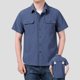 thumbnail image 2 of Camisa de manga corta para hombre - Informal, holgada, lisa - Ropa de trabajo de secado rápido - Verano - Bolsillos utilitarios - Poliéster, 2 of 5