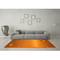 thumbnail image 3 of Ahgly Company Machine Washable Indoor Rectangle Abstract Yellow Modern Area Rugs, 8' x 12', 3 of 4