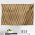 thumbnail image 1 of Ethnic Tapestry, Diamond Motifs and Lines Geometric Retro Pattern, Fabric Wall Hanging Decor for Bedroom Living Room Dorm, 2 Sizes, Pink Earth Yellow, by Ambesonne, 1 of 1