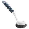 thumbnail image 3 of LABSERRON 1Pcs Kitchen Scrub Brushes With Ergonomic Design For Bathroom Cleaning 11.0x3.7x1.6in, 3 of 8