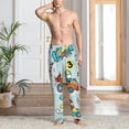 thumbnail image 6 of Lsque Cartoon Car Racing Print Men's Pajama Pants, Lounge Pant - Comfortable Home Wear,Elastic Waistband, Stylish Design-XX-Large, 6 of 9