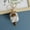 Cafe Cat, variant on Cartoon cute handmade knitted cat pendant, creative wool crochet kitten keychain, handmade finished product in stock