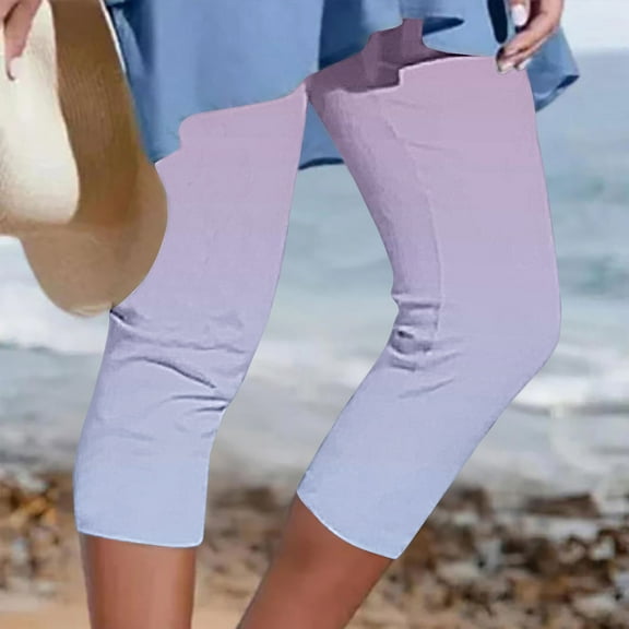 Nuoqisi Buttery Soft Leggings for Women - High Waisted Tummy Control No See Through Workout Yoga Cycling Tights Cropped Pants