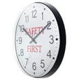 thumbnail image 4 of Infinity Instruments Safety First 11.5'' Wall Clock, 4 of 6