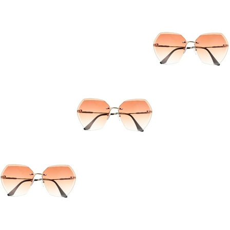 Set of 3 Oversized Sunglass Sunglasses Party Assorted Color