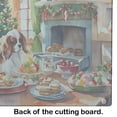 thumbnail image 5 of Cavalier Spaniel Christmas Cookies Glass Cutting Board, 5 of 5