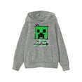 thumbnail image 2 of Minecraft Kids Graphic Fleece Hoodie with Long Sleeves, Sizes 6-18, 2 of 4