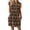 23#m Brown, variant on Womens Summer Dresses 2026 Beach Cover Up Casual Sleeveless Floral Print Tank Loose Sundress with Pocket Brown L