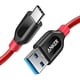thumbnail image 1 of Cable USB-C Anker USB 3.0 90cm Trenzado rojo A8168091, 1 of 4