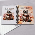 thumbnail image 4 of Hello Fall Ragdoll Scarf Welcome Autumn with Leaves Pumpkins Spiral Bound Journal Cat Lover Kitten Owner Gifts Idea 5x7in Spiral Notebook - 00011, 4 of 5