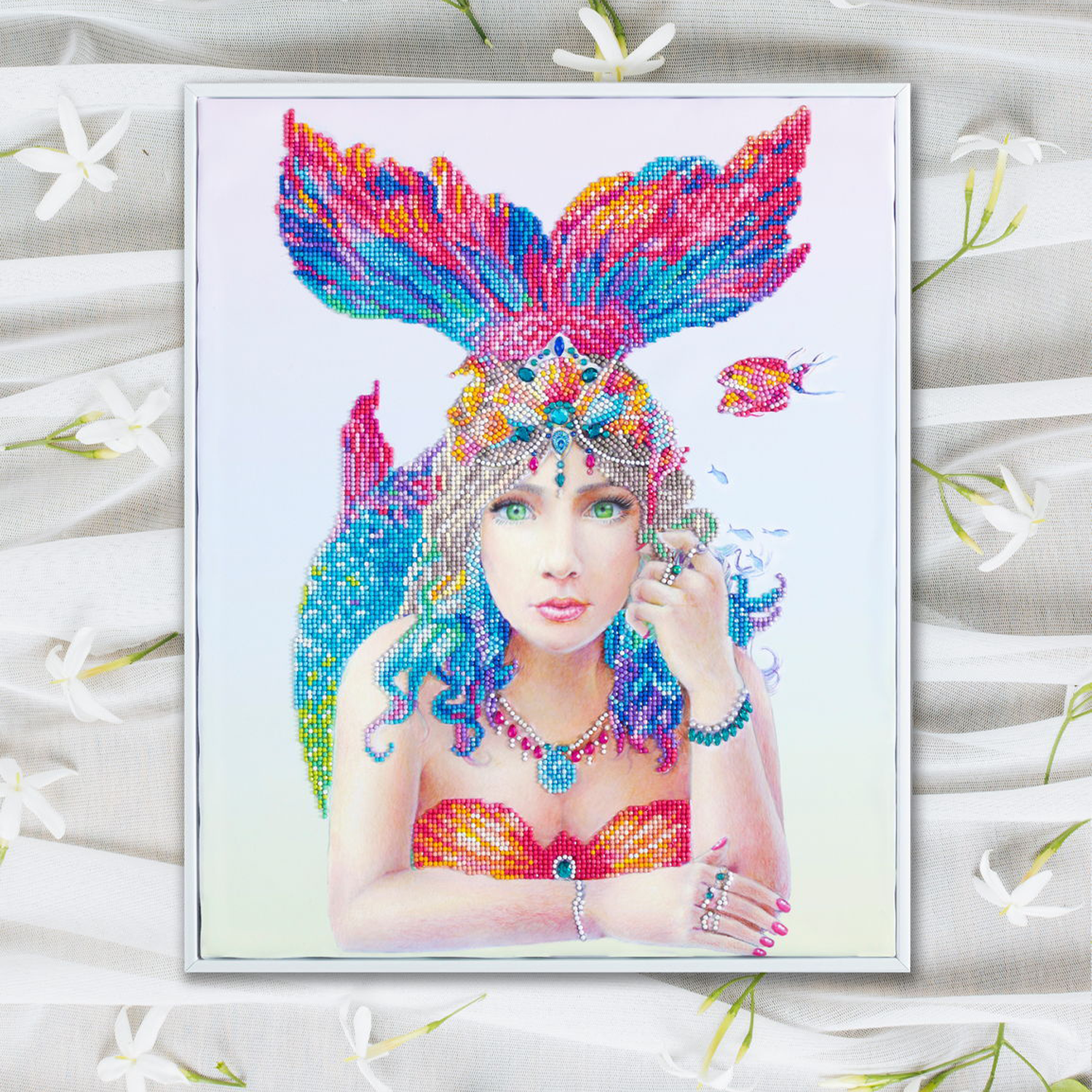 Diamond Dotz Bath time Mermaid Diamond Painting Kits for