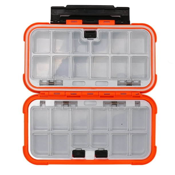 Fishing Tackle Box Compartment Adjustable High Strength Plastic Bait  Storage Case Waterproof Fishing Hook Lure Box 
