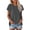 Gray, variant on CIENVNSTG Womens Summer Tops Short Sleeve Crew Neck Shirts Solid Color Cute Trendy Basic Tunic Blouses XXXXL