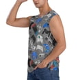 thumbnail image 3 of Balery Video Game Men's Sleeveless Muscle Shirts Workout Tank Top, Moisture Wicking, Odor Protection-Small, 3 of 8