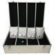 CheckOutStore Silver Aluminum CD/DVD Hanging Sleeves Storage Box (Holds ...