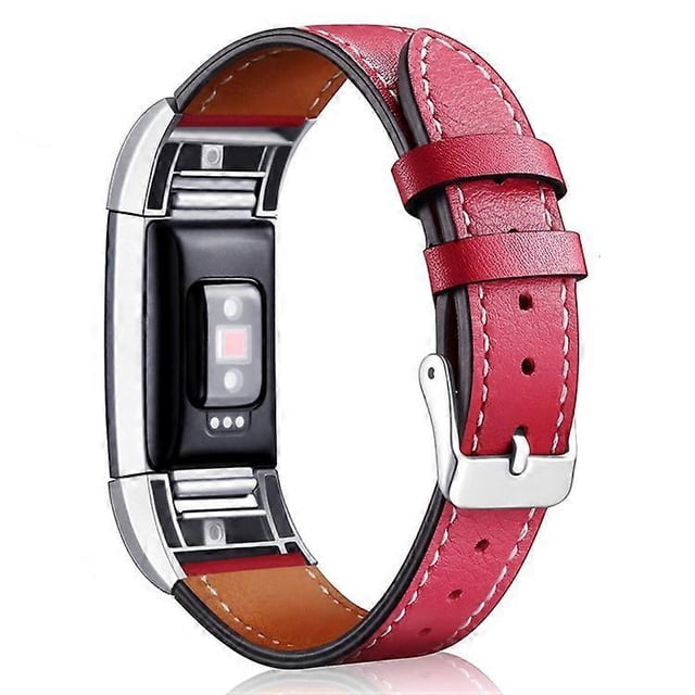 Compatible For Fitbit Charge 2 Genuine Leather Watch Band Replacement Wrist Strap Replacement