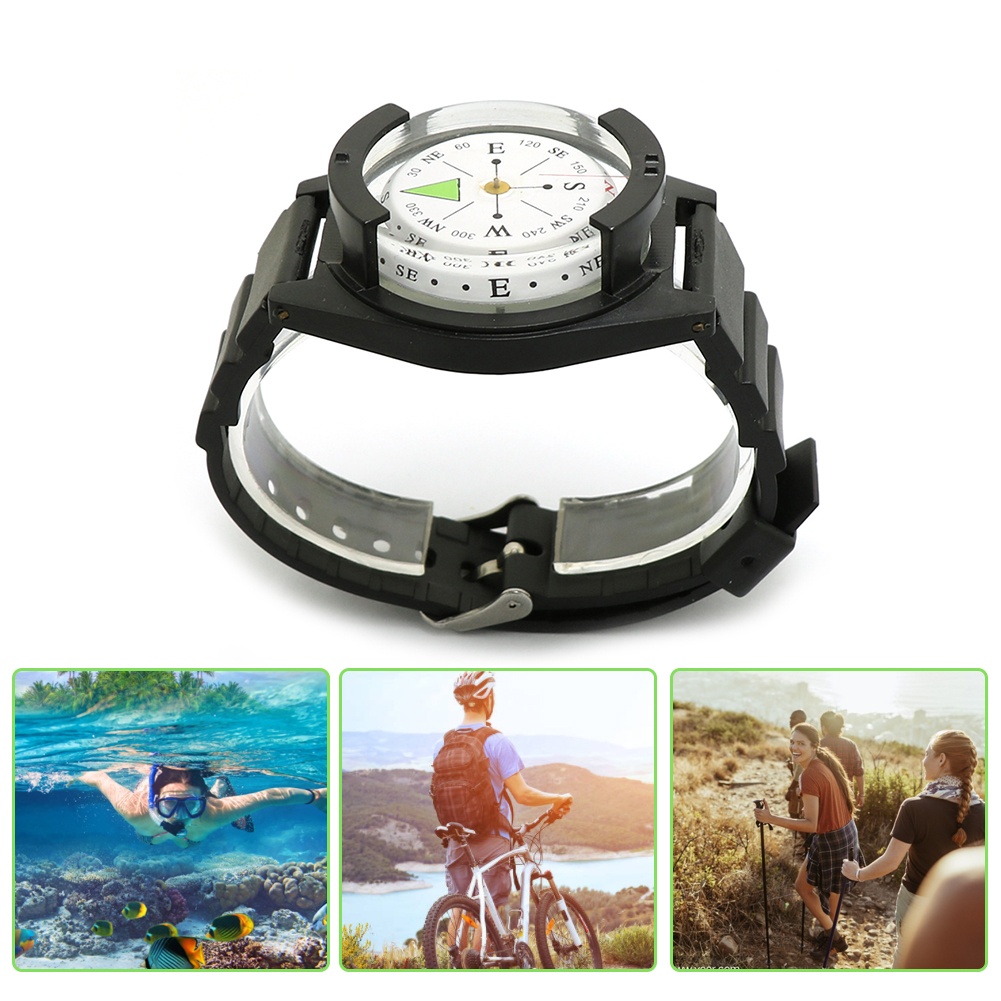 Waterproof Wrist Compass High Precision Professional Wrist Diving Compass for Outdoor Hiking Camping Diving 50 M//164FT Compass Dial