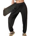 thumbnail image 4 of Wangscanis Women Sports Pants,Middle Waist Elastic Slacks, 4 of 7