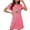 Hot Pink, variant on VgaVtl Short Sleeve Sleepshirt for Women Green Night Shirts for Women Sleepwear Casual Heart Print Valentines Day Nightgowns