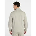 thumbnail image 4 of Athletic Works Men's and Big Men's Full Zip Mock Neck Hybrid Jacket, Size S-3XL, 4 of 6