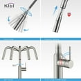 thumbnail image 5 of Kibi Macon Single Handle Pull Down Kitchen Sink Faucet, 5 of 5