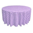 thumbnail image 6 of Cotton Gingham Checkered Round Tablecloth for Wedding/Bridal Shower, Birthdays, Special Events, 6 of 11