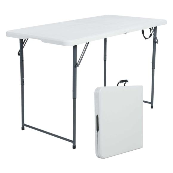 Mesa Plegable Rectangular De 1.22m Ajustable - Peakform