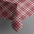 thumbnail image 2 of Red and Black Checkered Pattern Square Tablecloth, Waterproof Wipeable Spillproof Washable Table Cover for Home Kitchen Party and Daily Decor 60"x60", 2 of 3