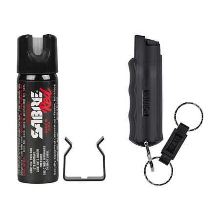 SABRE Red Pepper Spray and Gel Home and Away Kit, 1 Ct Each, New, Pocket Pepper Sprays