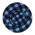 thumbnail image 6 of Fisherman Hat 22.8×5.9in Skin-Friendly Lightweight Breathable Folding Reflective Double Face For Daily Travel Business Camping Darkslateblue Buffalo Plaid Check Tartan Scotland_1, 6 of 8