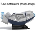 thumbnail image 3 of Real Relax Massage Chair, Full Body Recliner with Zero Gravity Chair, Air Pressure, Bluetooth, Heat and Foot Roller Included, Blue, 3 of 7