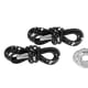 thumbnail image 1 of uds cordones de diamantes de imitación ligeros 4mm de diámetro 120cm de longitud cordones negros para botas zapatos de tenis, 1 of 5