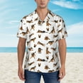 thumbnail image 4 of Goofa German Shepherd Dog Hawaiian Shirt for Men, Unisex Summer Beach Casual Short Sleeve Button Down Shirts,Aloha Tropical Floral print shirt-XX-Large, 4 of 9