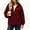 Wine, variant on Dpjklzsn Women's Waterproof Half Zip Hooded Pullover Jacket, Lightweight Anorak with Pockets for Hiking Travel