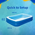 thumbnail image 5 of Bluewave 103" x 69" x 22" Deep Rectangular Family Inflatable Pool with Cover, 5 of 10