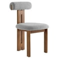 thumbnail image 5 of Side Dining Chair, Set of 2, Gray, Fabric, Wood, Bar Pub Cafe Bistro Dining Kitchen Hospitality Restaurant, Modern Contemporary, HB37319, 5 of 10