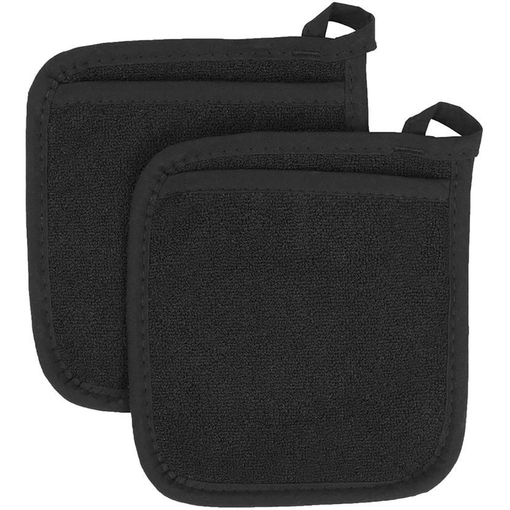 Royale Collection 100 Cotton Terry Cloth Pot Holder Set, Kitchen Hot