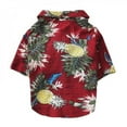 thumbnail image 1 of Pet Colorful Style Costume  Cool Breathable Chiffon Short Sleeve Printed Shirt For Dogs, 1 of 6