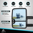 thumbnail image 3 of Retrovisores WHALEMOTOR Smoked Power con calefacción para Chevy Silverado, 3 of 7