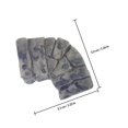 thumbnail image 2 of Raindrops Pierres de Jardin 12 Pcs en Résine Grise pour Décoration de Jardin Extérieur, 2 of 7