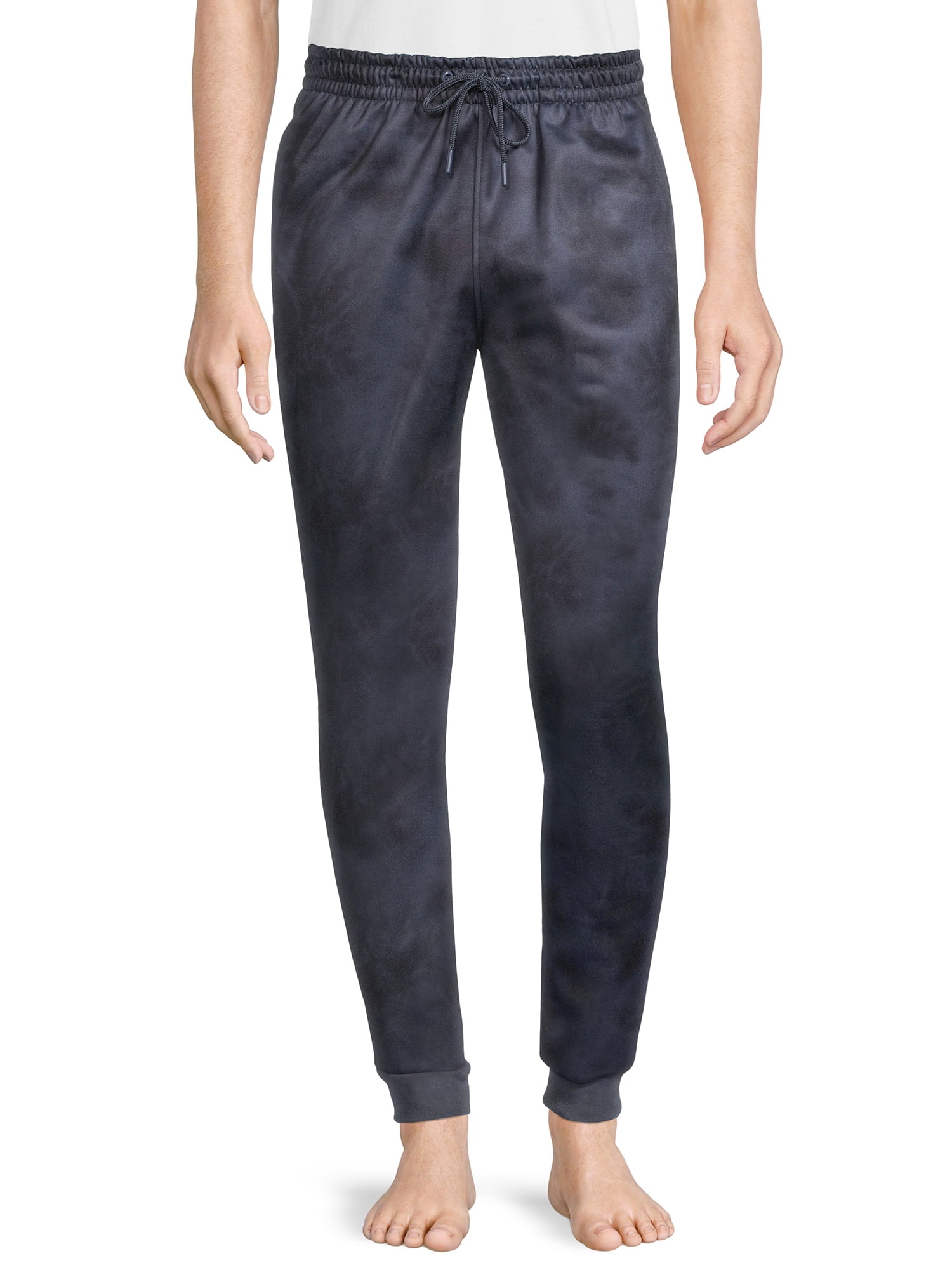 Spiral Blue Swirl Tie Die Men's Joggers