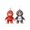 2 inches, variant on YIEMEEN 3D Printed Punch Monkey Pendant Cars Bags and Key Ornament Keychain