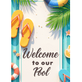 thumbnail image 4 of Beach Ball Welcome Banner Flip Flops Poolside for Summer Party Outdoor Decoration Swimming Event, 4 of 4