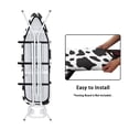 thumbnail image 4 of HELLHERO Cow Ironing Board Cover and Pad Standard Size Iron Board Dustproof Covers Ironing Pad Sleeve Table Top Iron Board Cover with Elastic Edge Home Decor for Women, 4 of 5
