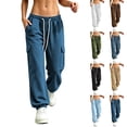 thumbnail image 2 of Oksale Low Rise Sweatpants for Women with Pockets Elastic Drawstring Waisted Petite Cargo Sweat Pants Casual Loose Comfy Joggers for Running Khaki S, 2 of 8