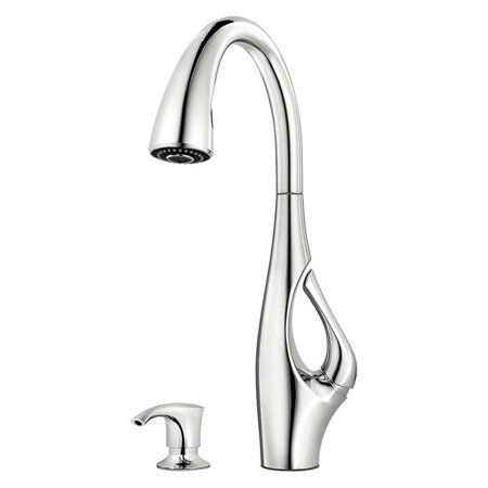 Pfister Indira 440557 Single Handle Kitchen Faucet Walmart Com
