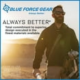 thumbnail image 7 of Blue Force Gear Black Dog Gear Set | Heavy-Duty Dog Collar & Leash, Cobra Buckle, 13.5-20" Collar, 73" to 1" Leash, 7 of 7