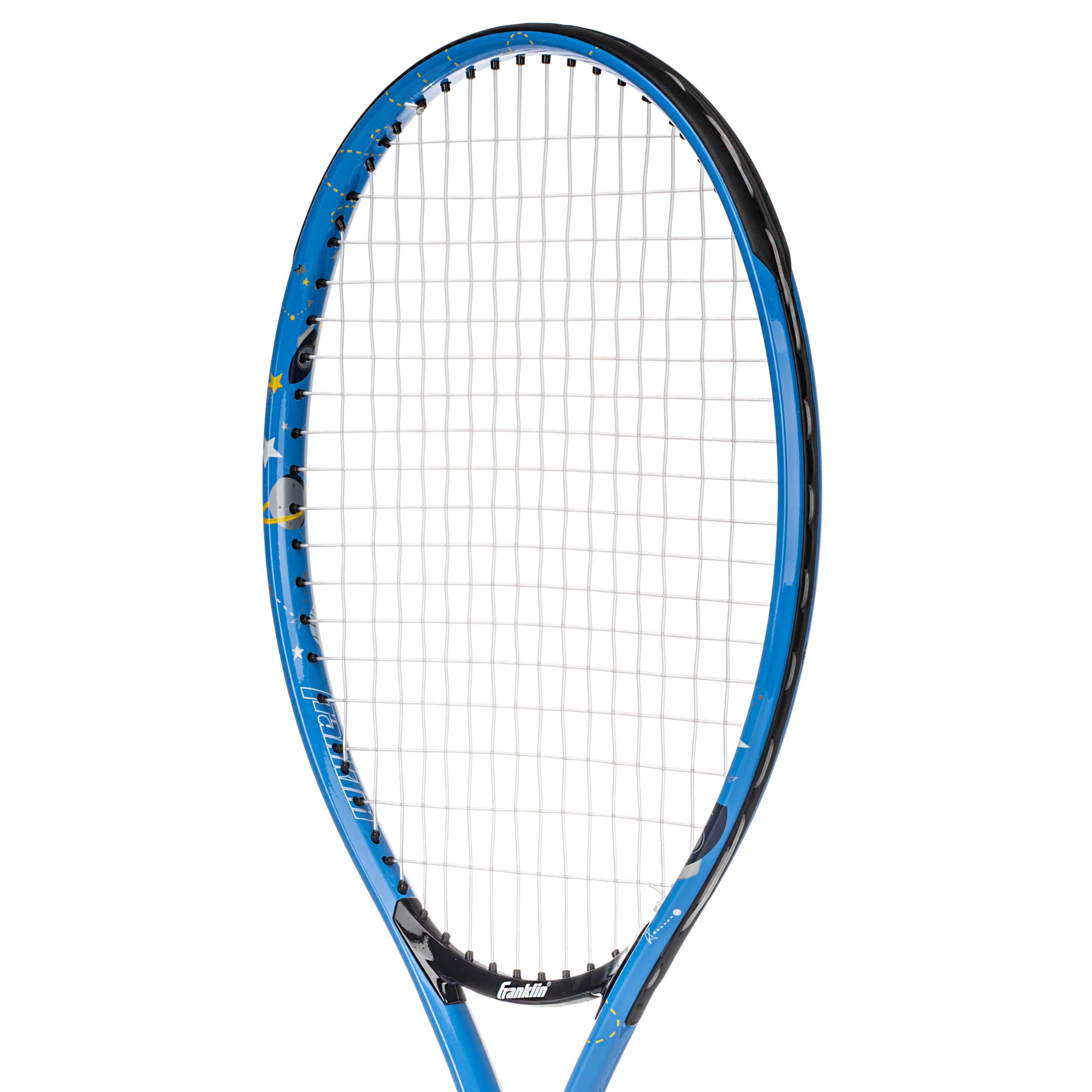 Franklin Sports Youth Tennis Racket - Kids Junior Tennis Racket for Boys + Girls - 25" Inch Lightweight Frame - Perfect for Ages 7 to 10 - Space Blue