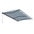 thumbnail image 5 of Semi-Cassette Motorized LED Luxury Patio Awning - 20 x 10 Ft - Sky Blue - Moroccan Collection, 5 of 7