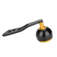 thumbnail image 4 of Mango de carrete de pesca, perilla CNC con accesorios, piezas de repuesto, accesorio (negro + dorado) NikouMX Deportes, 4 of 8